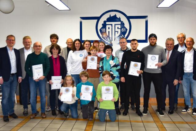 Viele Schwimmer beim ATS Ehrenabend